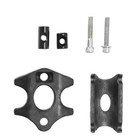 1set Carbon Fiber Bike Seatpost Clamp For Saddle Rails 7x9mm 7x7mm Clip Us Stock