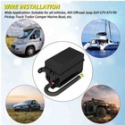 Fuse Relay Box Block Universal Relay Block Box For 12v Automotive Waterproof