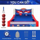 13x10ft Inflatable Basketball Hoop   Sewinfla   Blower   4 Balls   Us Stock
