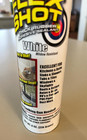 Lot Of 2 Flex Shot 8oz Thick Rubber Adhesive Sealant Jumbo White New