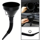 1 Pc Flexible Fuel Funnel Spill-proof Oil Refueling Tool Car Motorcycle