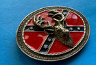 Vintage Csa Confederate States Of America Hunting Belt Buckle Alabama Georgia
