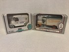 Lot Of 2 Ertl Delivery Truck Die Cast Coin Banks Model Truck Bank In Box  