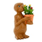 E t  The Extra-terrestrial 7-inch Ceramic Planter With Artificial Succulent