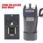 110v 120w Ac Gear Motor Electric Motor Variable Reducer W  Speed Controller 1 10