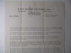 1947 Letter Rko Radio Pictures About 100th Anniversary Thomas A  Edison