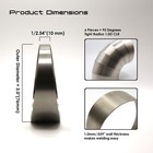 Titanflowracing Titanium 3  Pie Cuts Tight Radius 6 Pack  90   Total   1d Clr