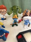 Lot Of 12 Random Vintage Toys   Figures Mcdonald s Smurfs  Marvel  Ben 10  More