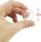 Dlonline 100 Pieces 30mm Transparent Glass Cabochons  Clear Glass Dome Cabochon 