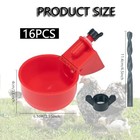 Pack Of 16 Automatic Chicken Drinkers With Drill chicken Water Dispenser water