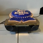 Old Pabst Blue Ribbon Beer Light Bar Top Sign    works See Pictures Read