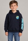 Santa Cruz Wave Dot Youth Hoodie - Black - Size Youth Small