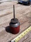 Vintage John Deere Red Thumb Oiler  Oil Can