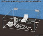 12 w X 12 d X 6 h Acrylic Locking Display Case With Lid And Keys