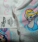 Vtg Disney Home Princess Full Flat Bed Sheet Belle Jasmine Snow White Cinderella