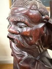 Vintage Carved Rosewood Chinese Figure