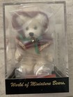 World Of Miniature Bears By Becky Wheeler Bear With Red Hat 100  Mohair