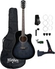 Wa90ce Acoustic-electric Guitar Kit     Dreadnought Cutaway  Built-in Tuner  Ok   