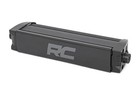 Rough Country 8  Black Series Single Row Led Light Bar   Amber Drl - 70718bldrla