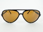 Vintage Ray Ban Cats Bausch lomb France Sunglasses Aviators Brown Bl Lenses K469