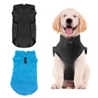 Pet Dog Soft Warm Vest Coat With Leash Ring Winter Warm Fleece Vest Sweater Coat