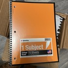 Kaisa 1 Subject Wirebound College Ruled Notebook 70 Sheets  Lot Of 24 Notebooks