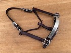 Silver Western Show Horse Halter   Top Quality Leather   Butter Soft