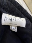 Vintage Mary Mcfadden Couture Dress Beaded 1980s  size 6  Unique 80s Designer