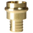 25 Pack Xfitting 1  Pex B X 1  Press Coupling  Lead Free Brass