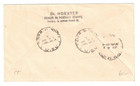 1950 Israel Scott 37 With Tab Registered Fdc