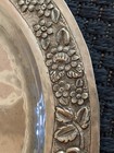     Rare Antique Mexican Taxco Vigueras Hand Wrought Sterling Silver Huge Platter