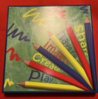 3 Piece Set Of Hanging Wall Decor Picture  Metal Pencils Coat Hook   Memo Board