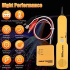 Network Cable Tester Rj11 Line Finder Toner Electric Wire Tracer Pouch New