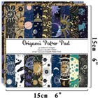 Origami Paper Kit 50 Sheets 70gsm 6 Inch Square Double Sided Color 50 Vivid Japa