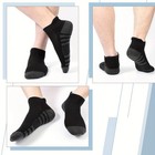 6-12 Pairs Mens Plain Solid Cotton Sports Ankle Athletic Socks Low Cut Size 9-13