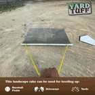 Yard Tuff Atv utv 5  X 3  Zinc   Steel Field Surface Leveling Drag Mat  53hpdm