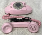 Vintage Western Electric Cs702bm Princess Pink Rotary Dial Desk Table Telephone