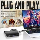 Slim External Cd Dvd Rw Drive Usb 3 0 Writer Burner Player Black For Laptop Pcs