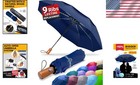 Luxury Windproof Travel Umbrella - Automatic Open  Oversized Canopy Protection