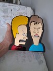 Vintage 1997 Custom Made Beavis And Butt-head Mirror Magic Plaque