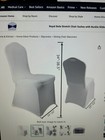 Welmatch White Stretch Spandex Chair Covers - 12 Pcs Wedding Party Dining Scuba