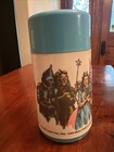 Vintage The Wizard Of Oz 1989 Aladdin 50th Anniversary Insulated Thermos 8 Oz