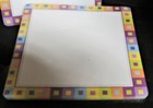 Paper Note Mousepad  New  Set Of 2  50 Sheets Per Square Purple  Pattern 7x7  