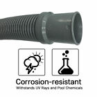 Puri Tech Heavy Duty Above Ground Pool Filter Hose 1 5 Inch X 3 Foot - 6 Pack