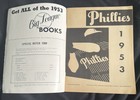 The Philadelphia Phillies 1953 Official Baseball Yearbook -vg Condition 