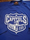 Hockey Madison Capitols Jersey  Mens Size Xl Shirt Blue