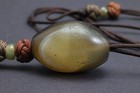 31mm Big Agate Antique Old Tibetan Dzi Bead With Eye Over 2000 Years Old Luk Mik