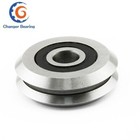 Rm2-2rs 3 8  V Groove Roller Bearing Rubber Sealed Line Track - 8 Pcs