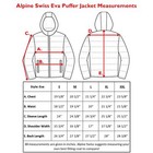 Alpineswiss Womens Hooded Down Alternative Puffer Jacket Warm Light Bubble Coat