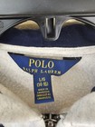 Polo Ralph Lauren Boys Lg 14-16 Hoodie Full Zip Big Pony Gray